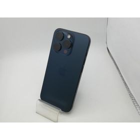 【中古】Apple 国内版 【SIMフリー】 iPhone 15 Pro 128GB ブルーチタニウム MTUA3J/A【新橋烏森通り】保証期間１ヶ月【ランクC】