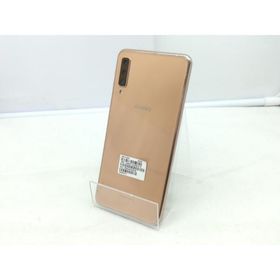 【中古】SAMSUNG 楽天モバイル 【SIMフリー】 Galaxy A7 SM-A750C 4GB 64GB ゴールド【川崎】保証期間１週間【ランクC】
