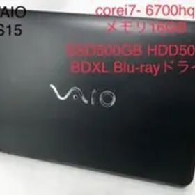 VAIO S15 ⭐️Corei7⭐️SSD512HDD500GB⭐️ Blu-ray