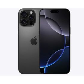 アップル(Apple)のiPhone16 Pro MAX256GB ブラックチタニウム(スマートフォン本体)