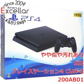 [bn:6] SONY プレイステーション4 500GB ブラック CUH-2200AB01 外箱いたみ 元箱あり