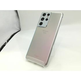 【中古】SAMSUNG docomo 【SIMロック解除済み】 Galaxy S21 Ultra 5G ファントムシルバー 12GB 256GB SC-52B【浜松駅前】保証期間1ヶ月【ランクC】