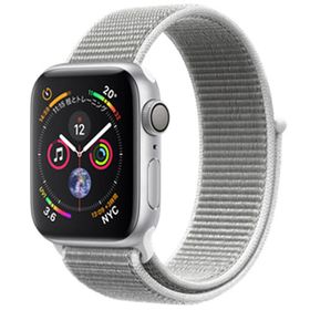 Apple Watch Series 4 GPSモデル 40mm シルバーアルミニウムケースとシーシェルスポーツループ [MU652J/A] スマートウォッチ