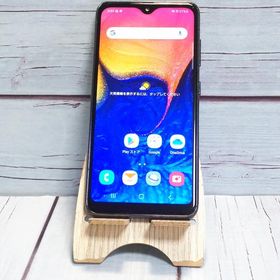 au Galaxy A20 SCV46 Black 本体 白ロム SIMロック解除済み SIMフリー C442799