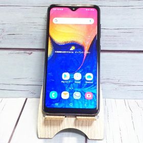 au Galaxy A20 SCV46 Black 本体 白ロム SIMロック解除済み SIMフリー C660119