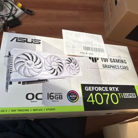 エイスース(ASUS)のASUS グラフィックボード TUF-RTX4070TIS-O16G-WHITE(PCパーツ)