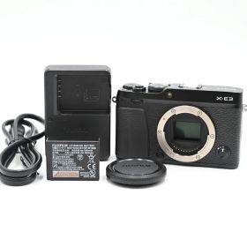 FUJIFILM 富士フィルム ミラーレス一眼カメラ X-E3ブラック (ショット数15804枚) ミラーレス一眼レフカメラ 【中古】