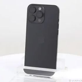 〔中古品〕 iPhone16 Pro Max 512GB ブラックチタニウム MYWL3J／A SIMフリー【377】