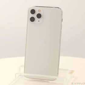 〔中古品〕 iPhone11 Pro 64GB シルバー MWC32J／A SIMフリー【344】