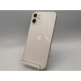 【中古】Apple SoftBank 【SIMロック解除済み】 iPhone 12 mini 64GB ホワイト MGA63J/A【秋葉本店】保証期間1ヶ月【ランクC】
