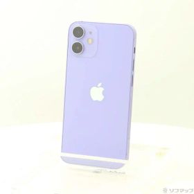 【中古】Apple(アップル) iPhone12 mini 256GB パープル MJQE3J／A SIMフリー 【295-ud】
