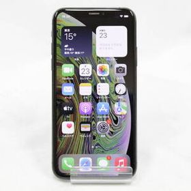 Apple iPhone Xs MTAW2J/A 64GB スペースグレイ SIMロックなし BT77％ A2298 初期化済 Softbank ○ アイフォン スマホ 2509-K0252M(NT)