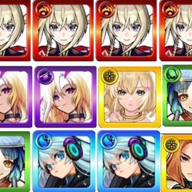 マサムネX4+ルシファーX2+エル+八雲X2+ネオX2+キリンジ+オーブ3110 モバイルゲームモンスト