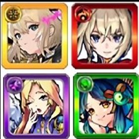 エル+マサムネ+ルシファー+八雲+オーブ3600個、合計限定20+★5/★6キャラ130 モバイルゲームモンスト