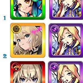 4500円均一！2、エル+ルシファー+オーブ3600個、合計限定20+★5/★6キャラ130 モバイルゲームモンスト