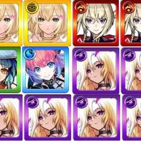 エル×2+マサムネ×2+八雲+ルシファー×6+久遠+オーブ3600、合計限定20 モバイルゲームモンスト