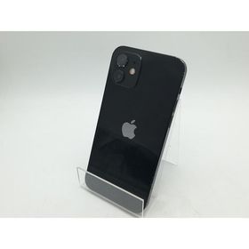 【中古】Apple au 【SIMロック解除済み】 iPhone 12 64GB ブラック MGHN3J/A【柏】保証期間１週間【ランクC】