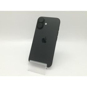 【中古】Apple 国内版 【SIMフリー】 iPhone 16 128GB ブラック MYDQ3J/A【熊本】保証期間１ヶ月【ランクC】