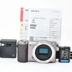 ショット数298回 極上品 SONY α5100 ILCE-5100 ボディ ブラウン YM5077#296