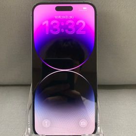中古 国内版 SIMフリー iPhone14 Pro Max 256GB ディープパープル色