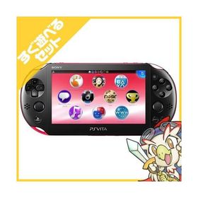 PSVita 2000 PlayStation Vita Wi-Fiモデル ピンク/ブラック (PCH-2000ZA15) すぐ遊べるセット PlayStationVita SONY ソニー 中古