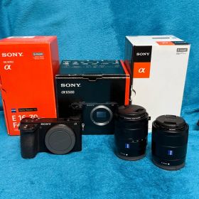 Sony α6500 ミラーレス一眼 単焦点 ズームレンズセット Zeiss