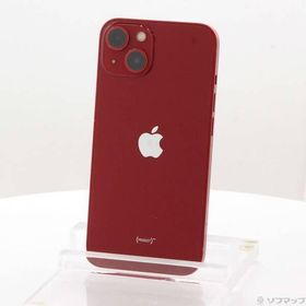 〔中古〕Apple(アップル) iPhone13 256GB プロダクトレッド MLNL3J／A SIMフリー〔352-ud〕