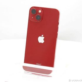 〔中古〕Apple(アップル) iPhone13 256GB プロダクトレッド MLNL3J／A SIMフリー〔305-ud〕