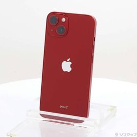 〔中古〕Apple(アップル) iPhone13 256GB プロダクトレッド NLNL3J／A SIMフリー〔377-ud〕