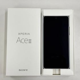 「中古品」SIMフリー SONY Xperia Ace III SOG08 グレー【管理番号：W122901】