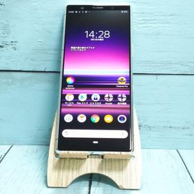 au Xperia5 SOV41 グレー 本体 白ロム SIMロック解除済み SIMフリー 943402