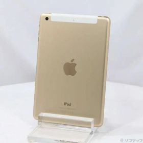 〔中古品〕 iPad mini 3 16GB ゴールド MGYR2J／A docomo【352】