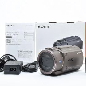 極上品 Sony ビデオカメラ FDR-AX45A ブロンズブラウン 箱付き!!付属品多数!!