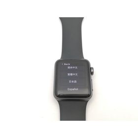 【中古】Apple Apple Watch Series3 38mm GPS スペースグレイアルミニウム/ブラックスポーツバンド MTF02J/A【熊本】保証期間１ヶ月【ランクC】