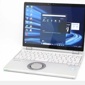 送料無料 あす楽対応 即日発送 中古 2.8K対応 タッチ 12インチ Panasonic Let's Note CF-QV8TFAVS Windows11 高性能 八世代Core i5-8365U 8GB 爆速256GB-SSD カメラ LTE 無線 リカバリ Office付 Win11【ノートパソコン 中古パソコン 中古PC】（Windows10も対応可能 Win10）