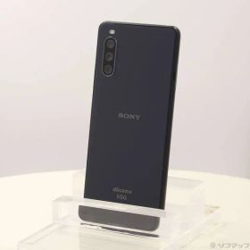 〔中古品〕 Xperia 10 III 128GB ブラック SO-52B docomoロック解除SIMフリー【297】