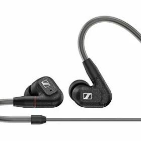 Sennheiser ゼンハイザー 国内正規品 有線イヤホン IE 300, ダイナミック、カナル型、オーディオファイル MMCX、高遮音性 ブラック