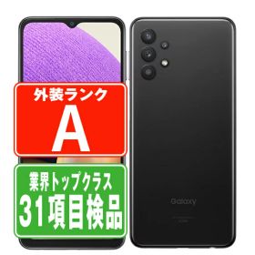 【中古】 SCG08 Galaxy A32 5G オーサムブラック Aランク SIMフリー 本体 au スマホ ギャラクシー 【あす楽】 【保証あり】 【送料無料】 scg08bk8mtm