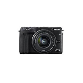 Canon ミラーレス一眼カメラ EOS M3 レンズキット(ブラック) EF-M15-45mm F3.5-6(中古品)