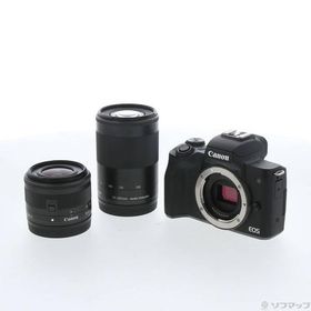 〔中古〕Canon(キヤノン) 期間特価対象品 EOS Kiss M ダブルズームキット ブラック〔348-ud〕