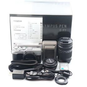 OM SYSTEM PEN E-P7 EZダブルズームキット シルバー