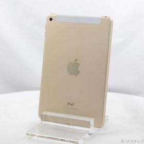 〔中古〕Apple(アップル) iPad mini 4 16GB ゴールド MK712J／A auロック解除SIMフリー〔352-ud〕