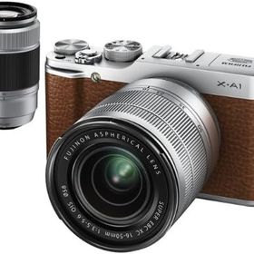 【中古】FUJIFILM デジタルカメラミラーレス一眼 X-A1ダブルズームレンズキット ブラウン F X-A1BW/1650/50230KIT