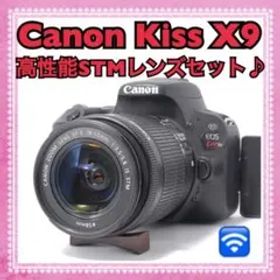 スマホ転送OK！Canon Kiss X9 高性能STMレンズ付★ Wi-Fi