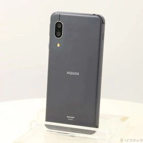 【中古】SHARP(シャープ) AQUOS sense3 64GB ブラック SH-M12 SIMフリー 【295-ud】