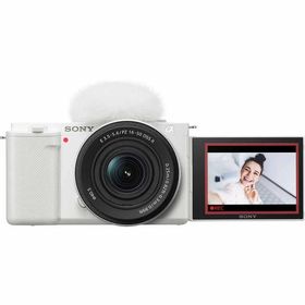ソニー デジタルカメラ「VLOGCAM ZV-E10」パワーズームレンズキット(ホワイト) SONY ZV-E10K-W 返品種別A