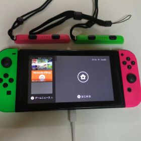 任天堂 Nintendo Switch 本体 グリーンとピンクのJoy-Con
