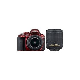 Nikon デジタル一眼レフカメラ D5300 ダブルズームキット2 レッド(中古品)