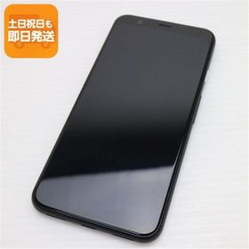 美品 SIMフリー Google Pixel 4 64GB ジャストブラック スマホ 本体 白ロム 中古 あすつく 土日祝発送OK