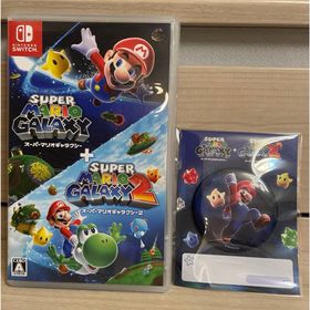 ニンテンドースイッチ(Nintendo Switch)のスーパーマリオギャラクシー ＋ スーパーマリオギャラクシー 2 缶バッチ付き(家庭用ゲームソフト)